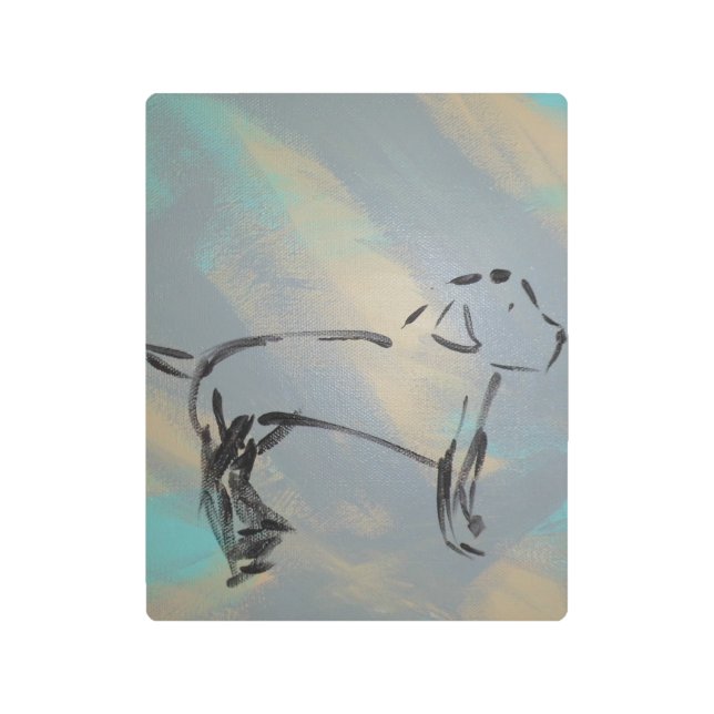 Arte Metalizado de perro (Anverso)