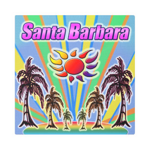 Arte Metalizado de verano de Santa Bárbara