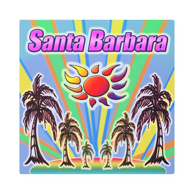Arte Metalizado de verano de Santa Bárbara (Anverso)