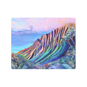 Arte Metalizado en el valle de Kauai Kalalau