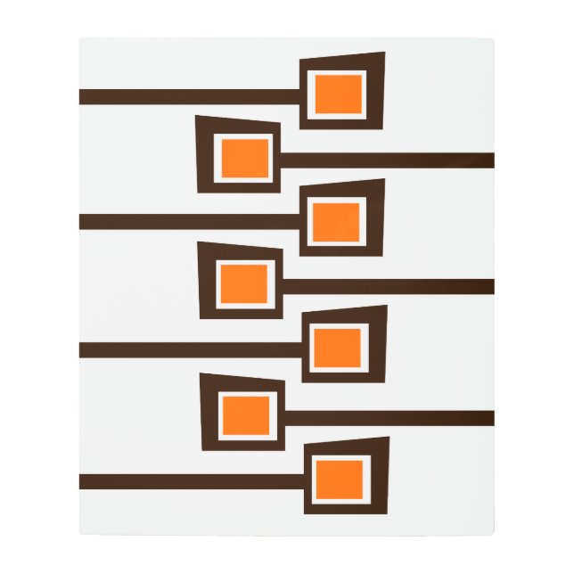 Arte metalizado moderno de la pared de los (Anverso)