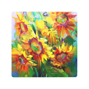 Arte Metalizado Sunflower 3