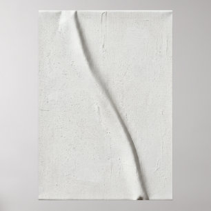 Arte minimalista blanco texturizado