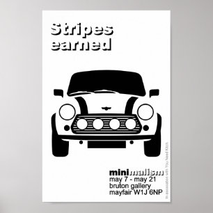 Arte minimalista del Mini Coche Original