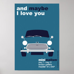 Arte minimalista del Mini Coche Original