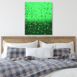 Arte minimalista esmeralda rico