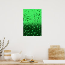 Arte minimalista esmeralda rico
