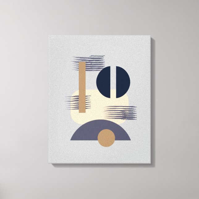 Arte minimalista meditativo de lienzo monocromátic (Anverso)