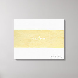 Arte minimalista relajante en lienzo