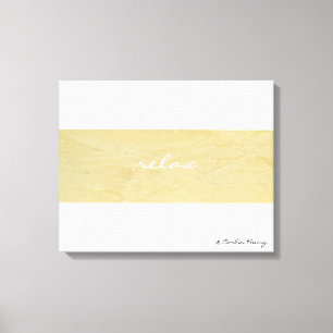 Arte minimalista relajante en lienzo