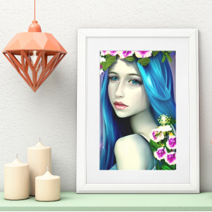 Arte Místico   Bella Hada Azul