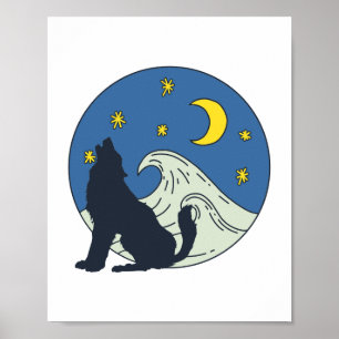 Arte místico del lobo celestial