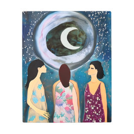 Arte místico | Mujeres mirando a la luna