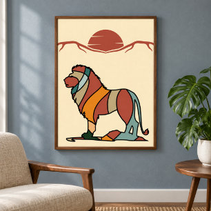 Arte moderno abstracto de León amable de la Sabana