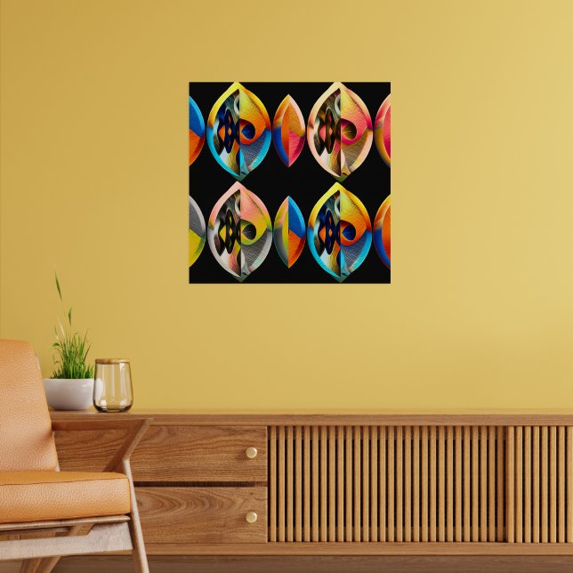 Arte Moderno Abstracto "Fusión Vibrante":  (Salón 2)