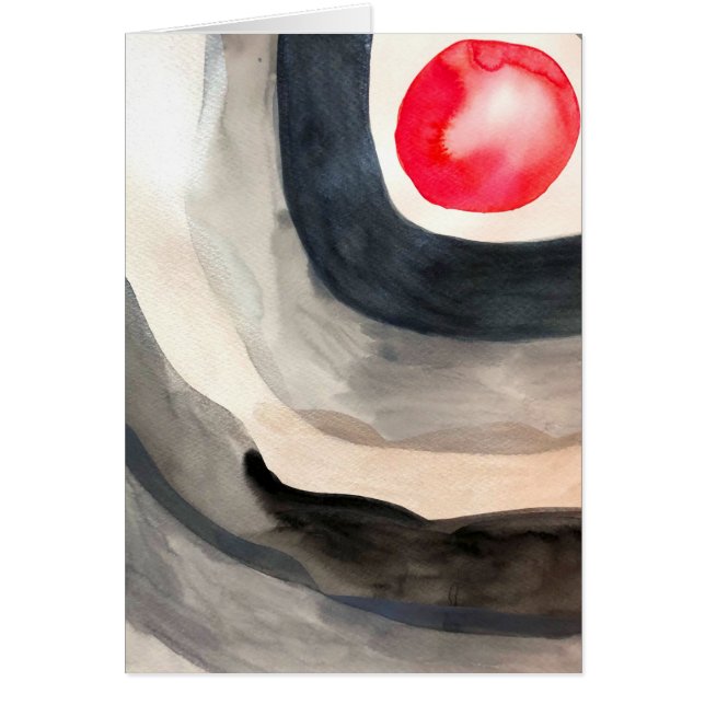 Arte moderno abstracto gris y negro en el sol (Frente)