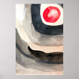 Arte moderno abstracto gris y negro en el sol