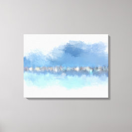 Arte moderno abstracto "Waterfront" de 24" x 18"