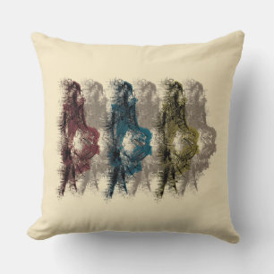arte moderno - almohada de lanzamiento