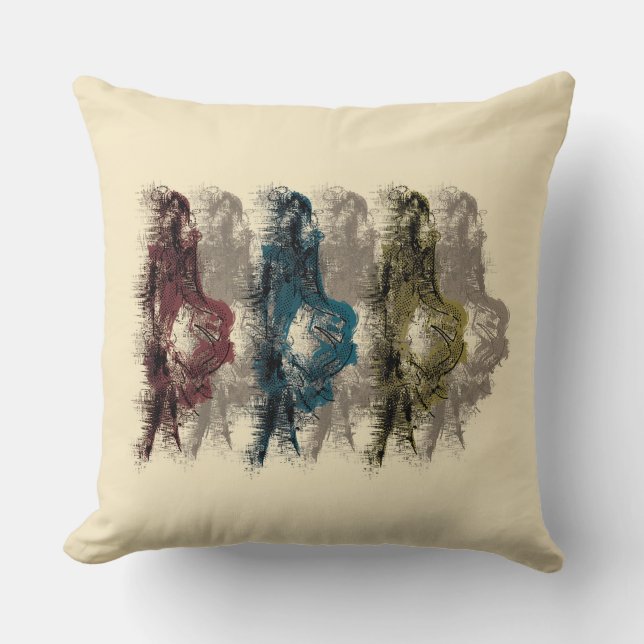 arte moderno - almohada de lanzamiento (Anverso)