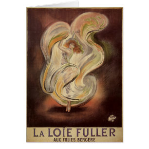 Arte Moderno Antiguo, La Loie Fuller Bailarina Mod