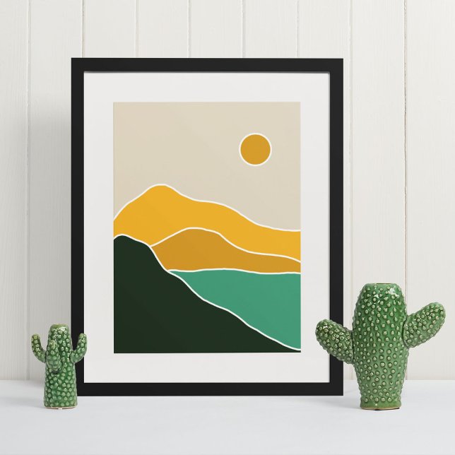 arte moderno bohemio impresión pared (boho modern wall art Print)