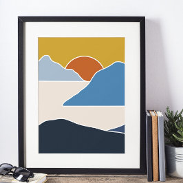 arte moderno bohemio impresión pared