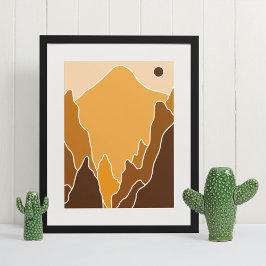 arte moderno bohemio impresión pared