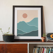 arte moderno boho impresión de pared