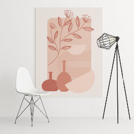 arte moderno boho impresión en papel de cartel de