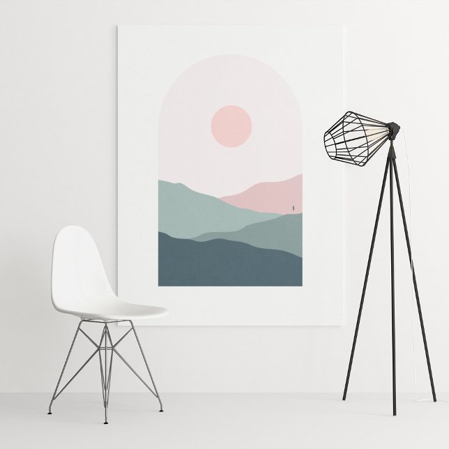 Arte moderno boho impresión en papel de cartel de  (boho modern wall art Print, Value Poster Paper)