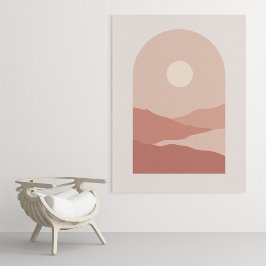 Arte moderno boho impresión en papel para cartel d
