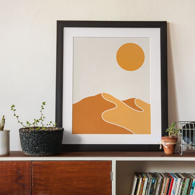 arte moderno boho impresión en pared (boho modern wall art Print)