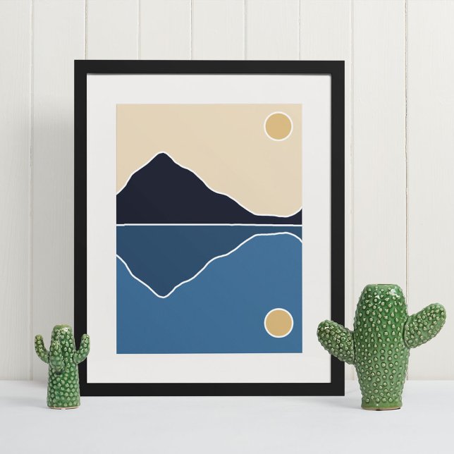 arte moderno boho impresión pared (boho modern wall art Print)