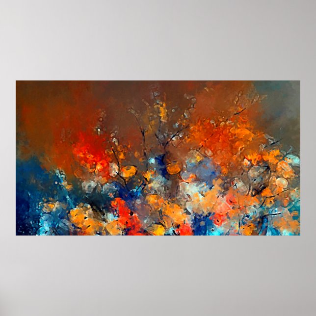 Arte moderno. Coloridas obras de arte contemporáne (Frente)