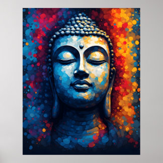 Arte moderno colorido: pintura divina del Señor Bu