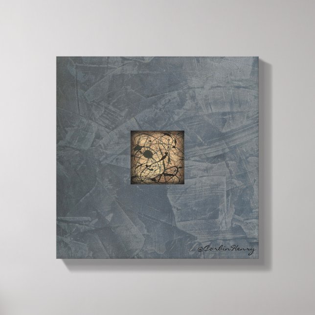 Arte moderno con estilo Gray Pollock (Anverso)