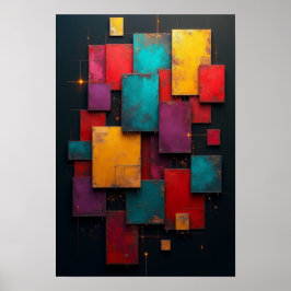 Arte moderno con rectángulos