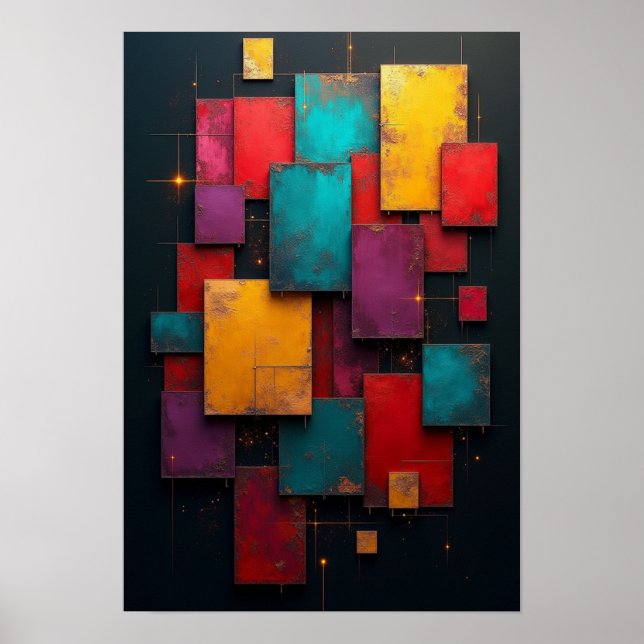 Arte moderno con rectángulos (Frente)