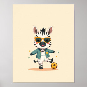 Arte moderno de arte en la pared de safari de guar