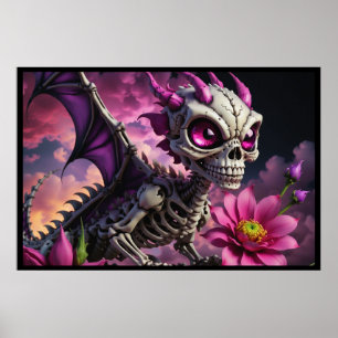 Arte moderno de fantasía abstracta Dragón gótico r