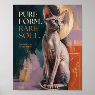 Arte moderno de gato Sphynx