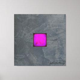 Arte moderno de lavanda gris pizarra fucsia