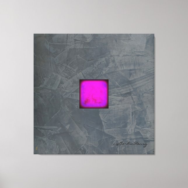 Arte moderno de lavanda gris pizarra fucsia (Anverso)
