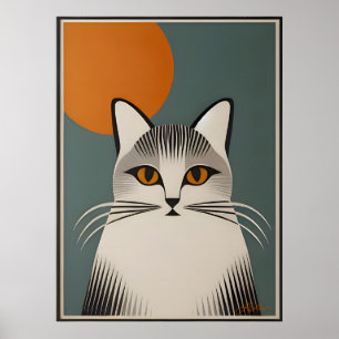 Arte Moderno De Mediados Del Siglo, El Gato Gris
