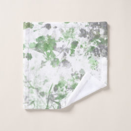 Arte moderno de patrón floral y mezcla de textura