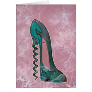 Arte moderno del zapato del estilete