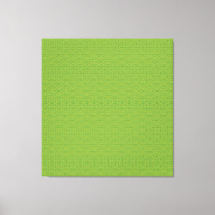 Arte moderno en lienzo verde para dormitorio minim