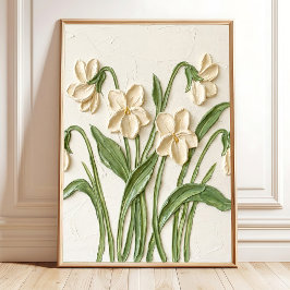 Arte moderno en violeta impasto en lienzo