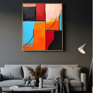arte moderno, formas geométricas, diseño abstracto